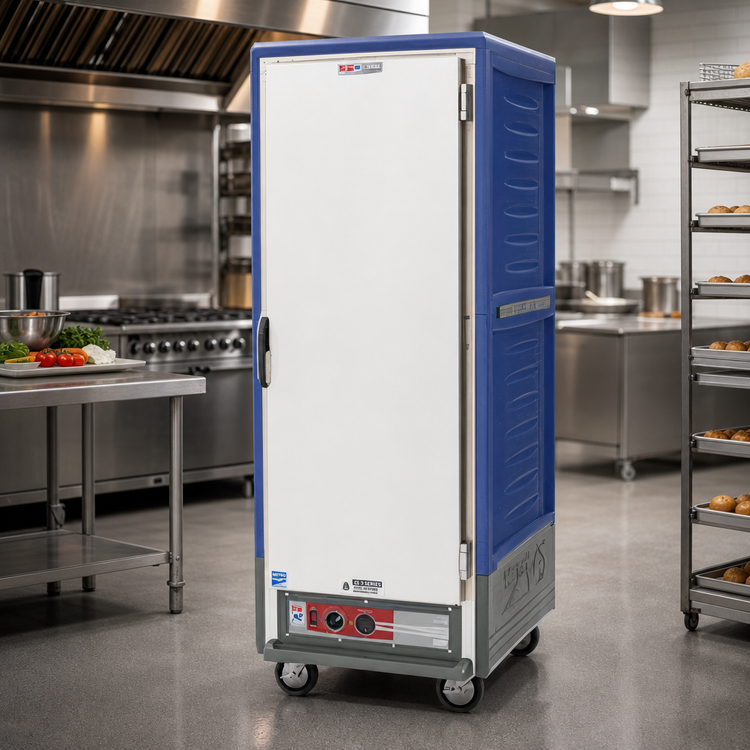 Product image #2 for Metro C5 3 Series Insulation Armour Full-Height Combination Heated Holding & Proofing Cabinet, Blue