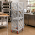 Thumbnail image #2 for Lifetime Tough Extra Heavy-Duty Aluminum End-Load Bun Pan Rack with Casters, 15-Pan Capacity