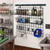 Thumbnail image #2 for Quantum Store Grid Standard-Duty Wall-Mounted Storage Starter Kit with Shelf, Basket, and Bin Holder