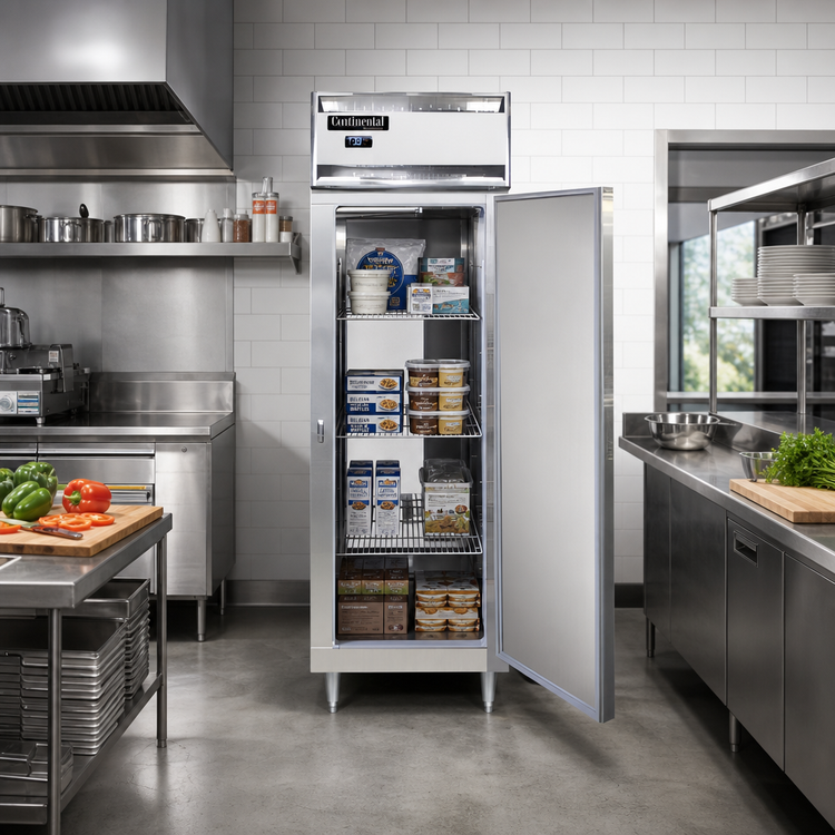 Product image #2 for Continental Refrigerator Designer Line D1FNPT 1-Section Pass-Thru Freezer