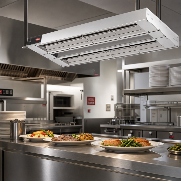 Product image #2 for Hatco Glo-Ray® 24-Inch Double Infrared Strip Heater, Unlighted, 700 Watt, Aluminum