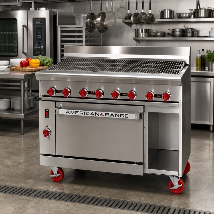 Product image #2 for American Range 36-Inch Gas Radiant Broiler Range with 26-1/2-Inch Standard Oven