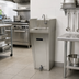 Thumbnail image #2 for Advance Tabco Pedestal-Mounted Stainless Steel Hand Wash Sink with 14 x 10 x 5 Inch Bowl, Side Splashes and Pedal Valve Faucet