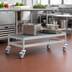 Thumbnail image #2 for Fermostock Mobile Aluminum Dunnage Rack with 5-Inch Casters, 38 x 14 x 17 Inches, 800 lb. Per-Shelf Capacity