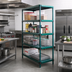 Thumbnail image #2 for Eagle Group QuadPLUS 5-Tier Stationary Wire Shelving Starter Unit, 48
