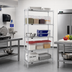 Thumbnail image #2 for EAGLEbrite 5-Tier Stationary Wire Shelving Starter Unit, 30