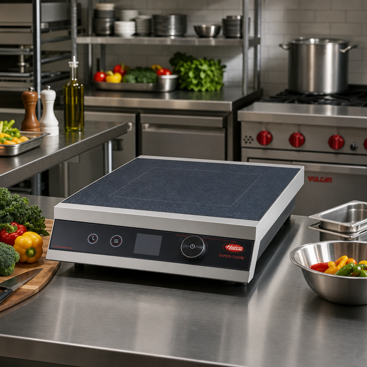 Product image #2 for Hatco Rapide Cuisine® Countertop Single Burner Induction Cooktop, 120V, 1800W