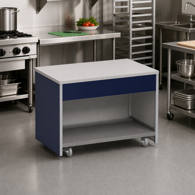 Product image #2 for Atlas Metal INFFT-2 36.5" Wide Mobile Utility Solid Top Unit