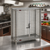 Thumbnail image #2 for Eagle QuadTruss Mini Stationary Security Cage with Double Locking Doors, Chrome-Plated, 38 x 16 x 40 Inches