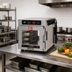 Thumbnail image #3 for Metro HotBlox Narrow 4-Pan Pass-Thru Countertop Insulated Holding Cabinet with Clear Doors and Digital Touchscreen Controls