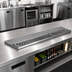 Thumbnail image #2 for Glastender 48-Inch Underbar Stainless Steel Drink Rail with Left Drain