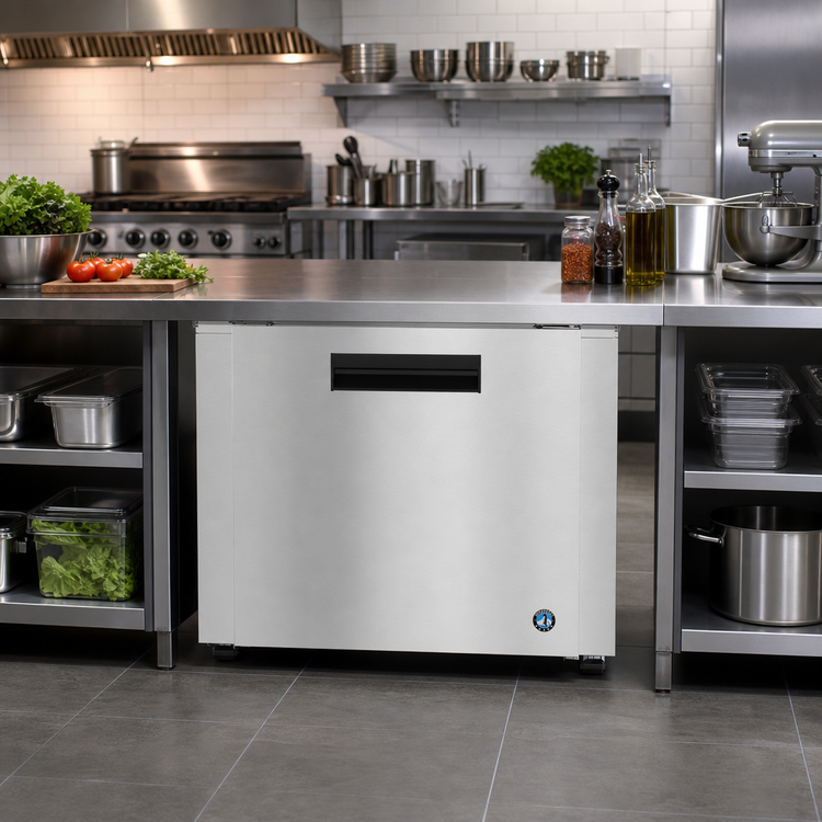 Product image #2 for Hoshizaki Steelheart UR36B-LP 36-Inch Undercounter Low Profile Refrigerator with One Door, 8.64 Cu. Ft.