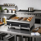 Thumbnail image #2 for Vollrath GGHDM-36 36-Inch Countertop Flat-Top Gas Griddle, Manual Controls, 1-Inch Smooth Steel Plate, 90,000 BTU