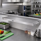 Thumbnail image #3 for Eagle Group Quik-Set SHDS1860SF 60 x 18 Inch 14-Gauge 304 Stainless Steel Solid Shelf with Marine Edge, 1,000 lb. Capacity
