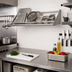 Thumbnail image #2 for Serv-Ware 62 Inch Tubular Wall-Mount Slant Rack