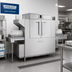 Thumbnail image #2 for Hobart CL64-DWR Steam High Temperature Rack Conveyor Dishwasher with Drain Water Energy Recovery and 24 kW Booster Heater