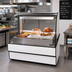 Thumbnail image #2 for Federal Industries Curved Glass Hot Deli Case, 77 Inch, 5-Well, Wet or Dry Heat