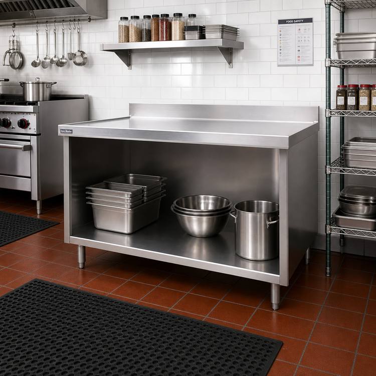 Product image #2 for Eagle Spec-Master Marine Counter Edge Open Front Work Table Cabinet Base, 84 x 30 Inches