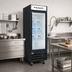 Thumbnail image #2 for Kelvinator Commercial Full-Height Glass Door Ice Cube Merchandiser Reach-In Freezer, 23 Cu. Ft.