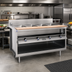 Thumbnail image #2 for La Rosa Refrigeration 60 Inch Electric Modular Hot Food Table with 4 Wet/Dry Wells and Open Cabinet Base
