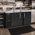 Thumbnail image #2 for Beverage-Air DD68HC-B 68-Inch Direct Draw Beer Dispenser with Dual Towers, Solid Doors, and 3-Keg Capacity