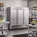 Thumbnail image #2 for Serv-Ware RF3-HC 3-Door Reach-In Freezer, 72 Cu. Ft., Self-Contained Bottom Mount, Stainless Steel