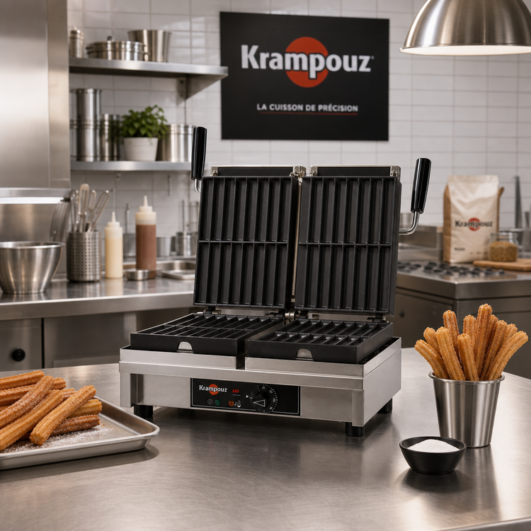 Product image #2 for Krampouz Churro Grill with 180° Opening