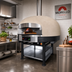 Thumbnail image #2 for Morello Forni Gas-Fired Round Pizza Oven, 39-Inch Cooking Diameter, Touch-Screen Controls