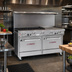 Thumbnail image #2 for Southbend Ultimate 60-Inch Gas Restaurant Range with 2 Star/Sauté Burners, 48-Inch Griddle, Standard Oven and Cabinet Base