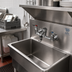 Thumbnail image #2 for T&S Brass B-2271 Wall-Mount Service Sink Faucet with Vacuum Breaker Spout and Pail Hook
