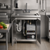 Thumbnail image #2 for Hatco 9 kW Electric Sanitizing Sink Heater, 480V, 3-Phase Delta, Undersink Design, for 21-Inch to 25-Inch Square Sink Areas