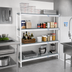 Thumbnail image #2 for Fermostock 4-Tier Corner Expansion Polymer Shelving Unit, 83