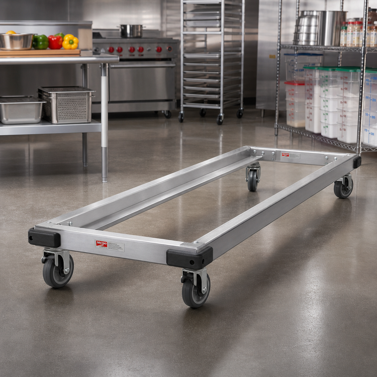 Product image #2 for Metro Made-to-Order 72-Inch x 24-Inch Stainless Steel Truck Dolly Frame with Wraparound Bumper