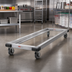 Thumbnail image #2 for Metro Made-to-Order 72-Inch x 24-Inch Stainless Steel Truck Dolly Frame with Wraparound Bumper