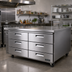 Thumbnail image #2 for Garland Polar Cuisine 72-Inch Remote Refrigerator Base with 6 Drawers
