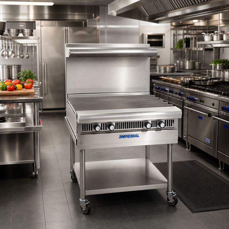Product image #2 for Imperial Spec Series Heavy Duty 12-Inch Modular Gas Add-A-Unit Griddle with Thermostatic Controls