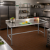 Thumbnail image #2 for Eagle Group Budget Series 144-Inch x 24-Inch Work Table with 4-1/2-Inch Backsplash and Galvanized Tubular Base