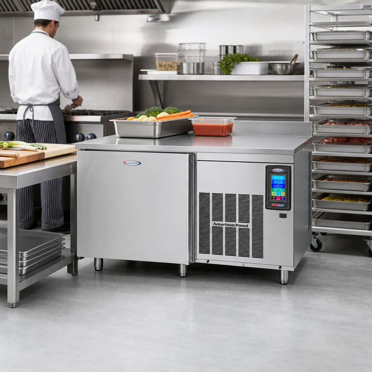Product image #2 for HURRiCHiLL 7-Pan Self-Contained Countertop Blast Chiller/Shock Freezer, 208V