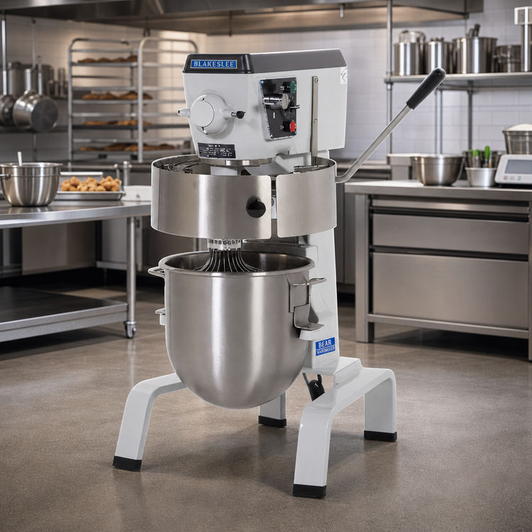 Product image #2 for Blakeslee F-30-SS 30 Quart Stainless Steel Floor Model Planetary Mixer