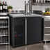 Thumbnail image #2 for Pro-Line E-Series Dual Temperature Wine Cooler Dispenser, One-Section, 36-3/4 Inch Wide, 4 x 1/6 Barrel Keg Capacity