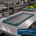 Thumbnail image #2 for EagleGard 60 Inch x 18 Inch Dunnage Shelf with Removable Wire Mat, Blue-Green Hybrid Epoxy Finish