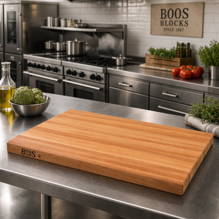 Product image #2 for Boos Block American Cherry Edge Grain Kitchen Countertop, 12 x 25 x 1-1/2 Inch, Varnique Finish