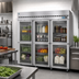 Thumbnail image #2 for Hoshizaki Steelheart Three-Section Half Glass Door Reach-In Refrigerator, Standard Depth