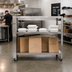 Thumbnail image #2 for Nemco 6303-2 Stainless Steel Two-Tier To-Go Shelf with (2) 18