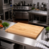 Thumbnail image #2 for Boos Block 30 x 25 x 1-1/2 Inch Blended Edge Grain Maple Kitchen Countertop, Varnique Finish