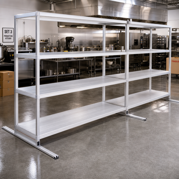 Product image #2 for 21 Ft. Double-Deep Aluminum Floor Track Kit