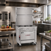 Thumbnail image #2 for Southbend Platinum Heavy Duty 32-Inch Gas Range with 2 Uniform Hot Tops and Cabinet Base