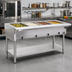 Thumbnail image #2 for Eagle Group 63-1/2 Inch Wide 4-Well Open Base Electric Hot Food Table, 240V