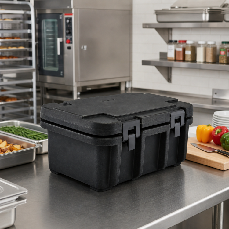 Product image #3 for Cambro Ultra Pan Carrier Top-Loading Insulated Food Pan Carrier for 1 Full-Size GN Pan, Black