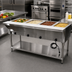 Thumbnail image #2 for Advance Tabco Triumph Supreme 4-Well Electric Hot Food Table with Undershelf and Cutting Board Shelf